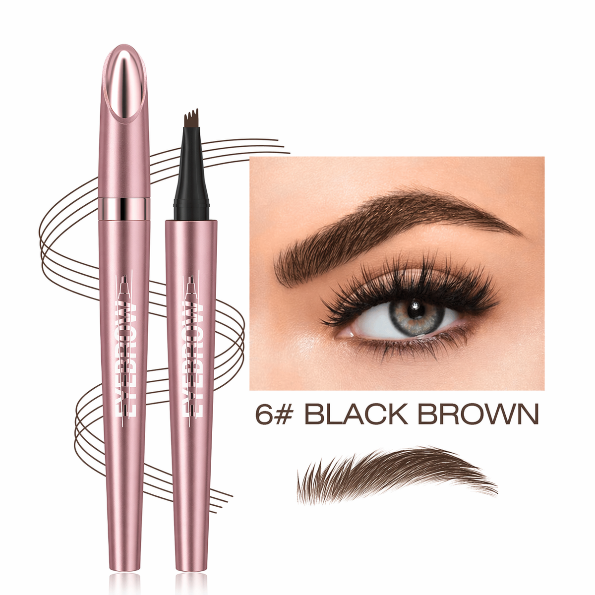 Waterproof Micro-Fork Brow Pencil