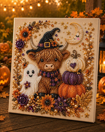 🔥Last Day 48% OFF – 👻 Halloween Pearl Art DIY Kit – Turn Tiny Pearls into Spooky-Cute Magic