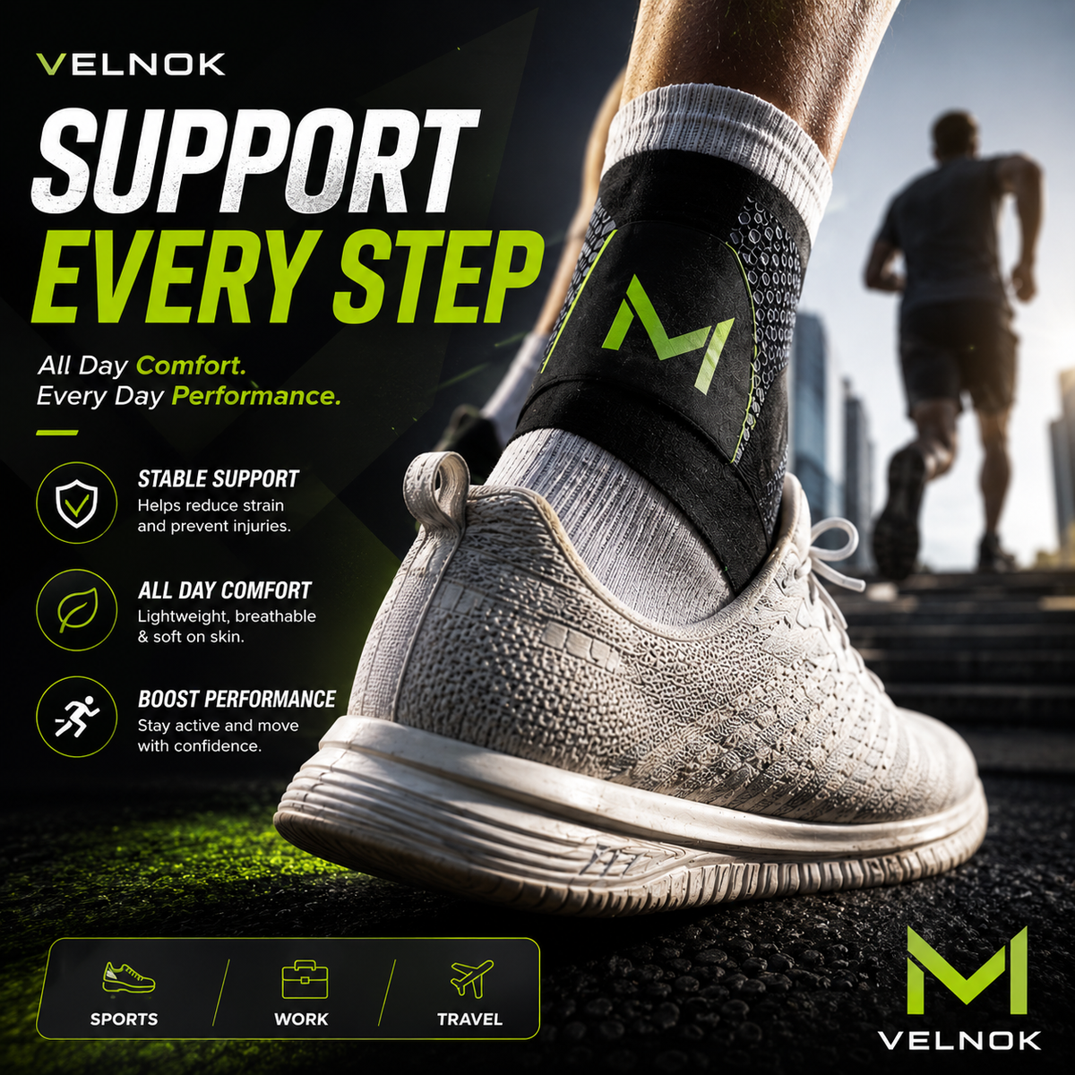 Ankle Support Brace for Sprains and Stability Protection