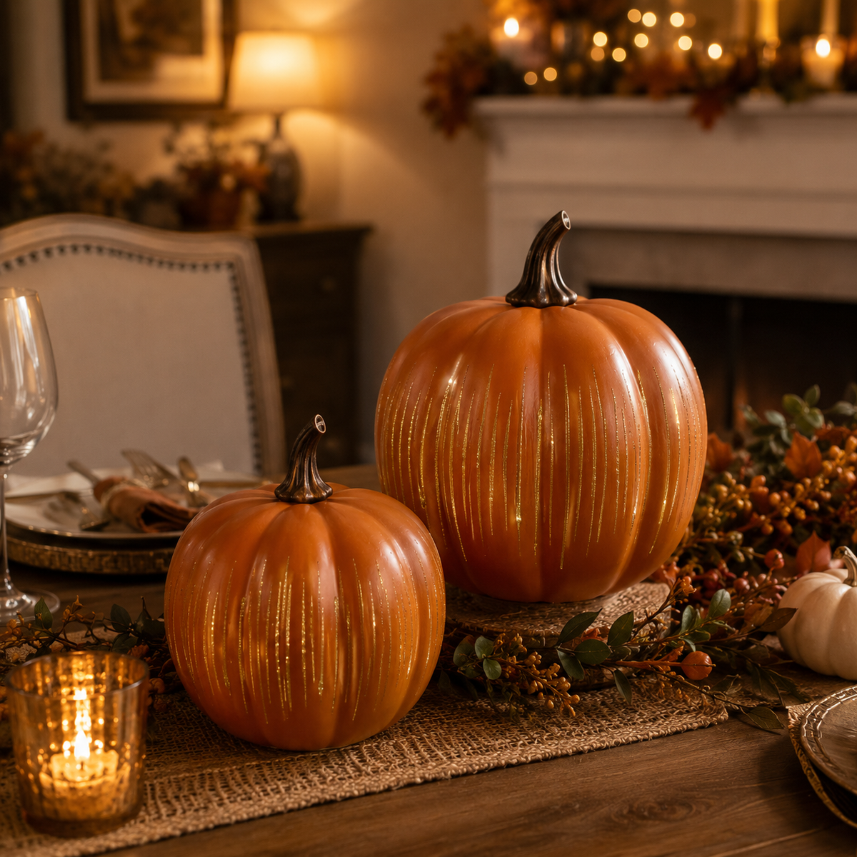👻Halloween Sale 49% OFF👻Valerie's Starry Harvest Pumpkin: Limited Edition with Starry Night Design & Celestial Light Show