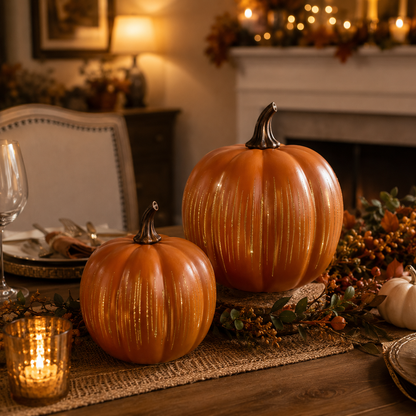 👻Halloween Sale 49% OFF👻Valerie's Starry Harvest Pumpkin: Limited Edition with Starry Night Design & Celestial Light Show