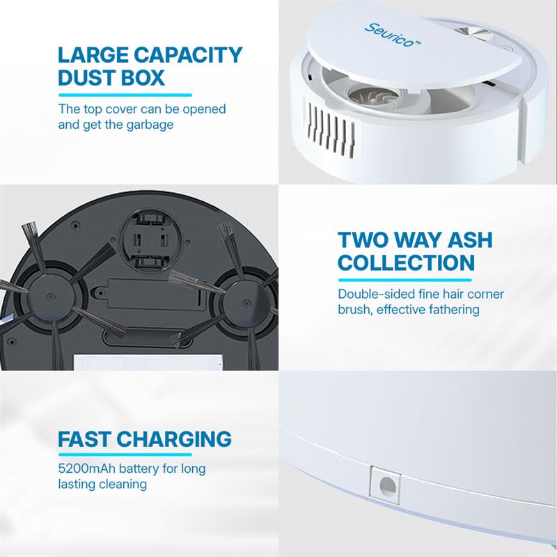 🔥Last Day Promotion 49% OFF  Seurico™ Robot Vacuum Cleaner