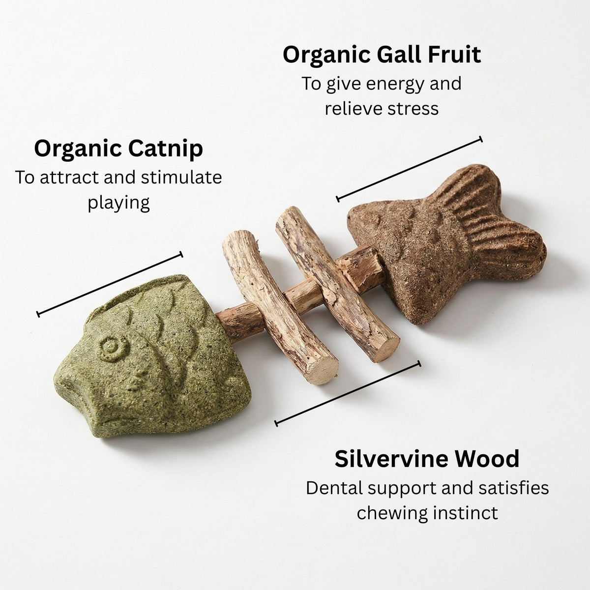 Sterling Velnok™ Catnip & Silvervine Chew