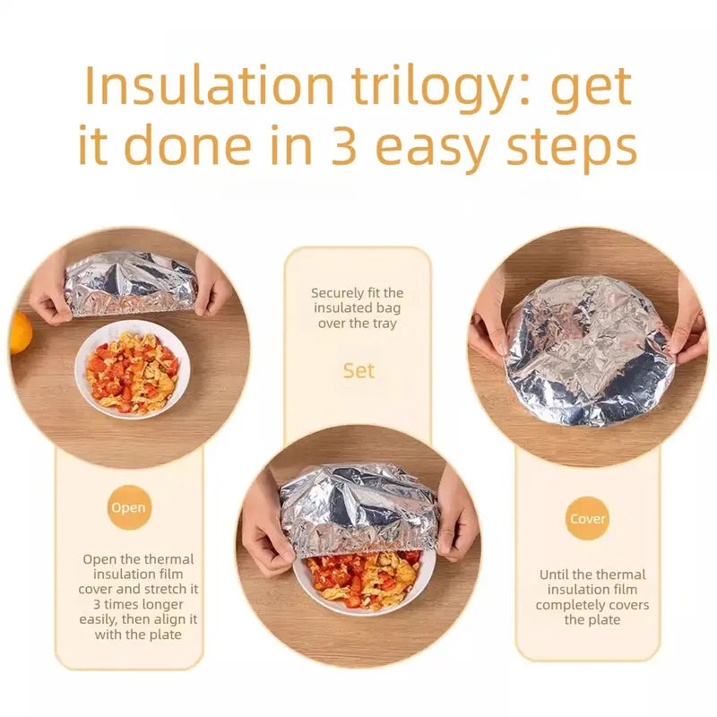 50,000+ Sold - Velnok Aluminum Foil Food Cover