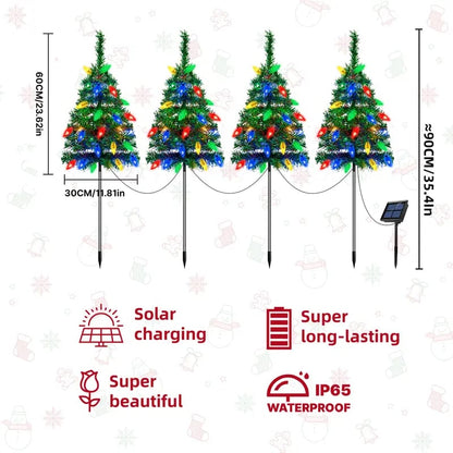 🎄Early Christmas Deal 🎁 4-in-1 Aurora Haven Solar Powered Christmas Tree
