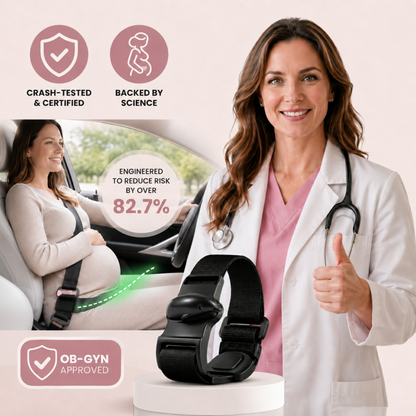 Pregnancy Seat Belt Adjuster, Belly Protection Strap for Expecting Mothers