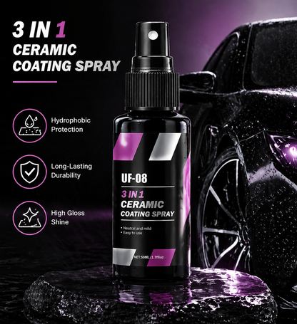 UF-08 Ceramic Coating Spray – Shine & Protect