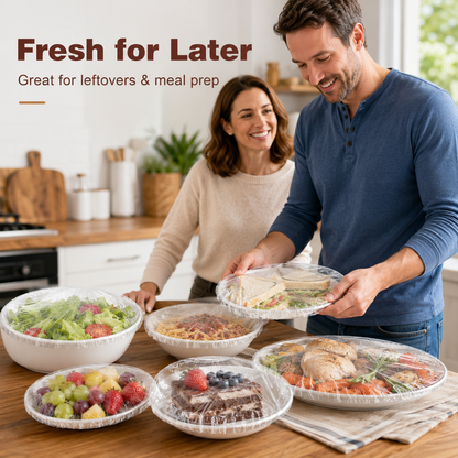 ⏳LAST DAY SALE 50% OFF🔥Velnok® Disposable Stretch Food Covers for Bowls & Plates