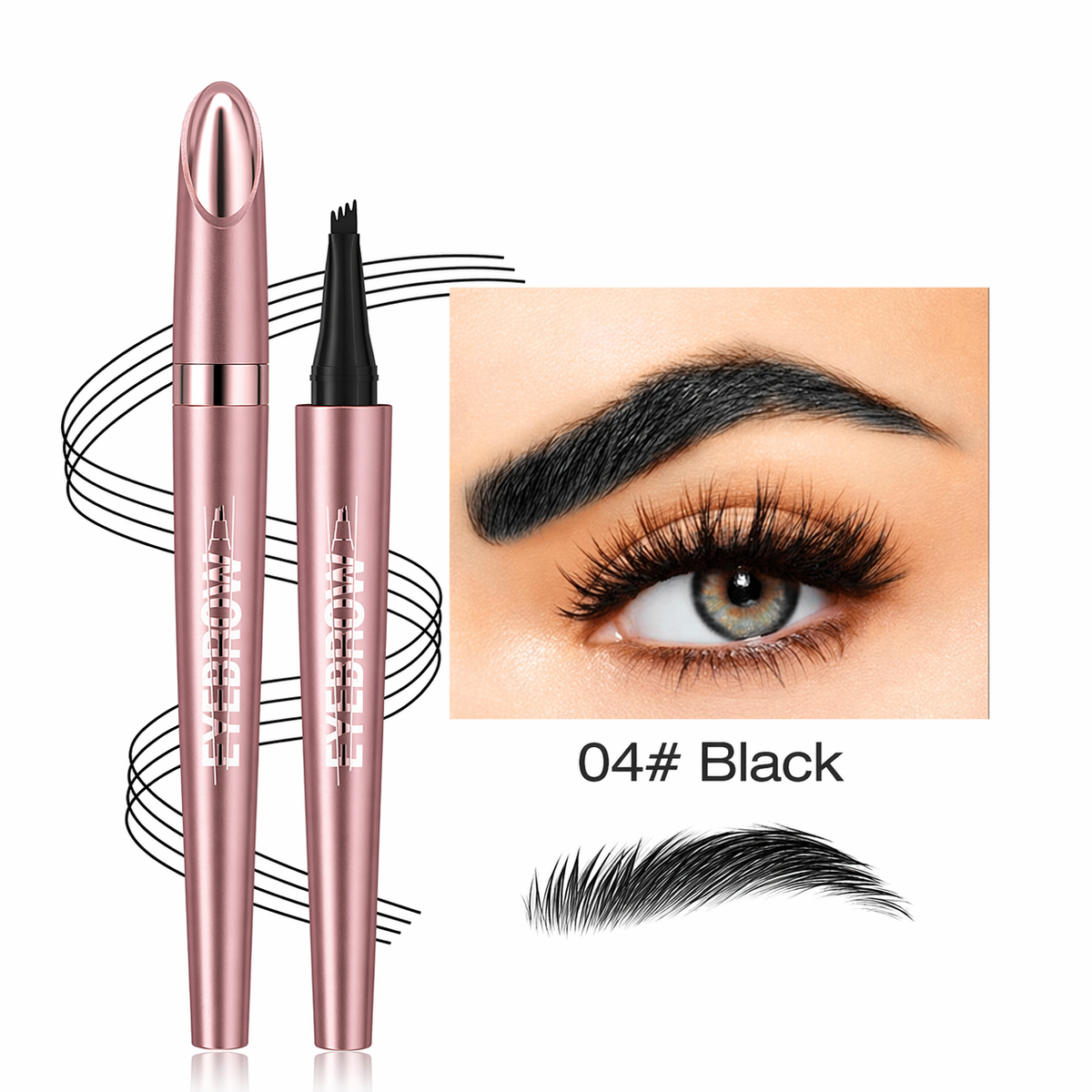 Waterproof Micro-Fork Brow Pencil