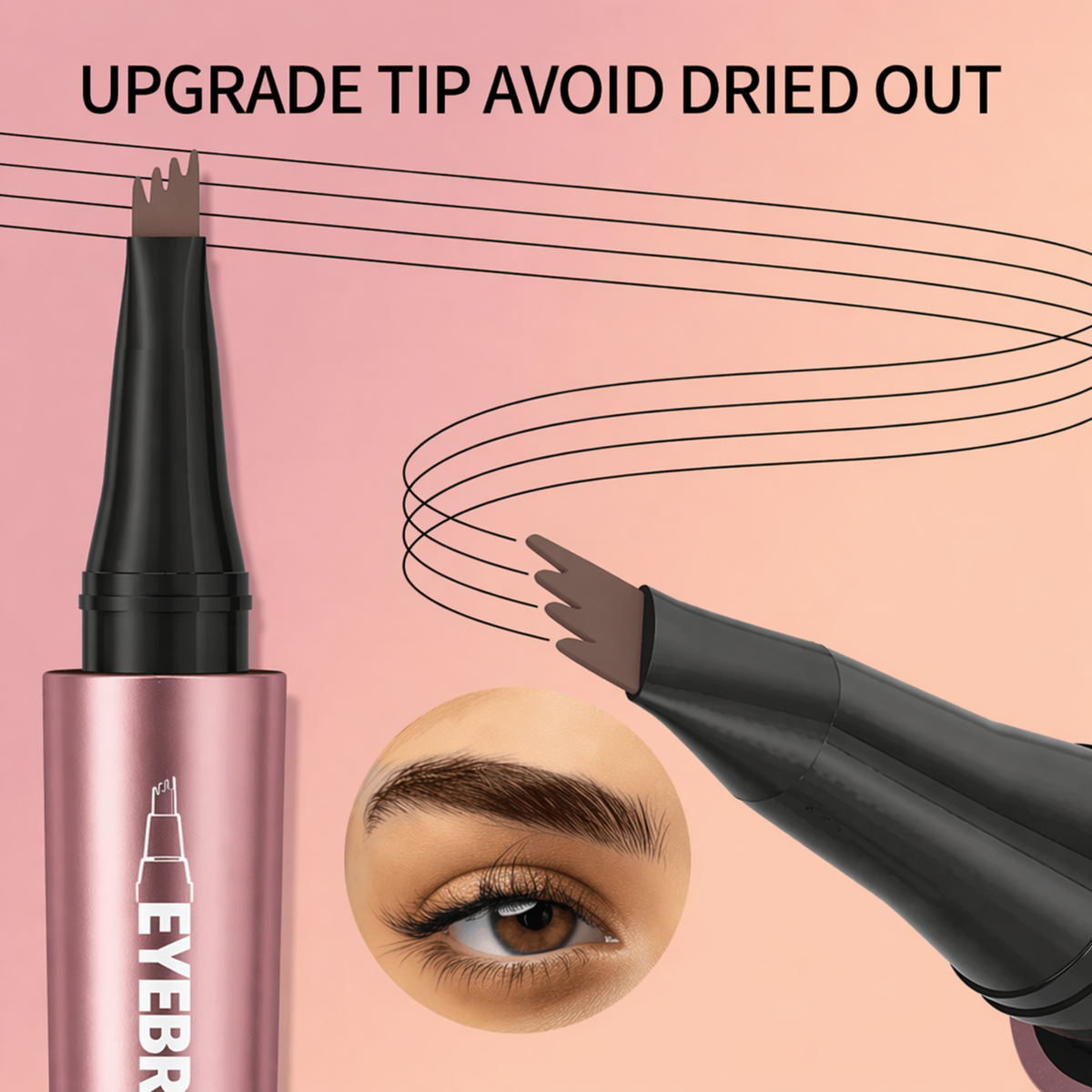 Waterproof Micro-Fork Brow Pencil