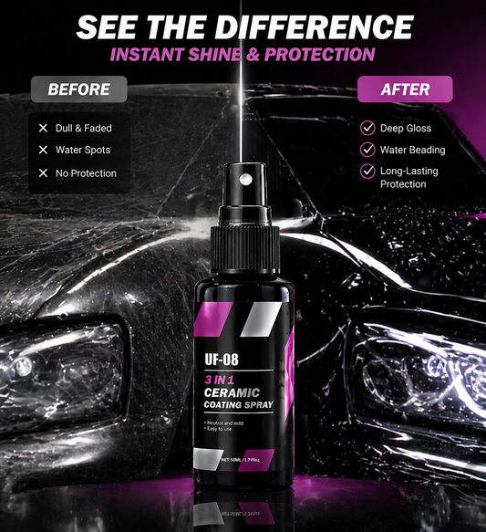 UF-08 Ceramic Coating Spray – Shine & Protect