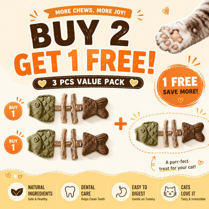 Sterling Velnok™ Catnip & Silvervine Chew